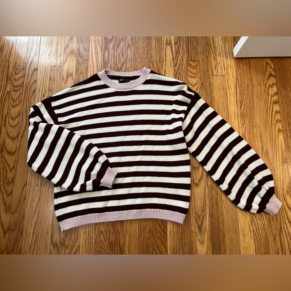 ASOS Design Striped Knit Sweater